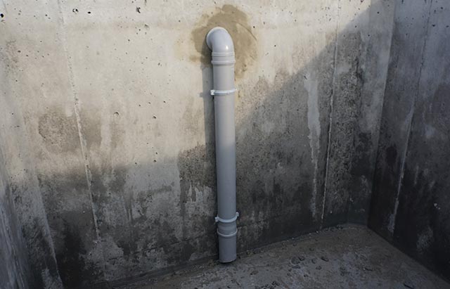 Szambo z instalacją do szybkozłączki